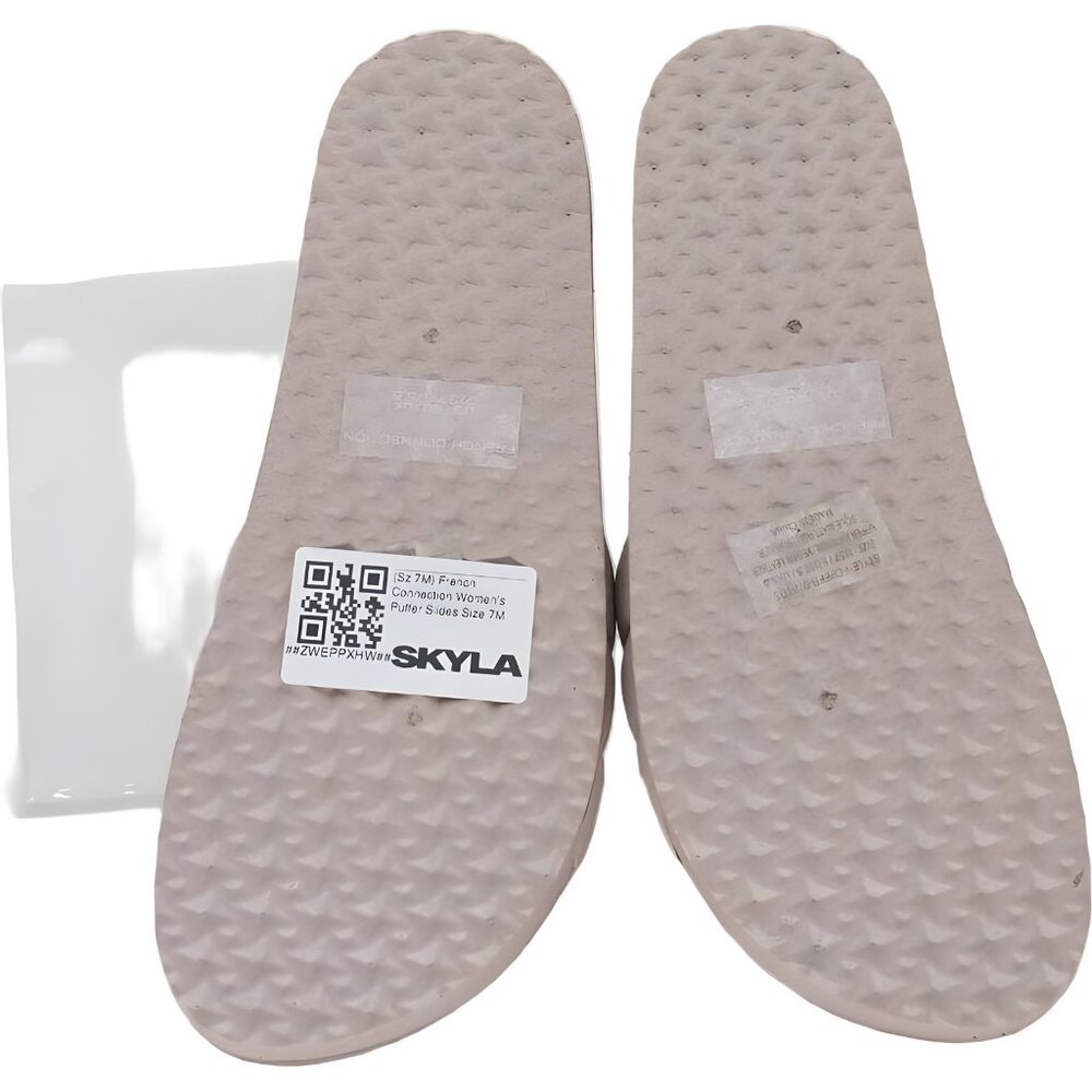 French Connection Blush Pink Slide Sandals - Picture 6 of 6